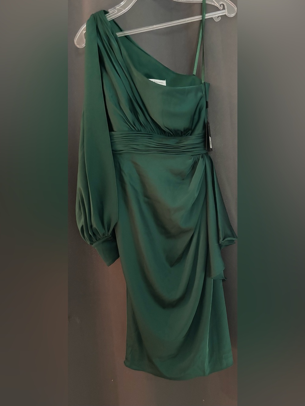 Mac Duggal 56046- one shoulder cocktail dress size 8